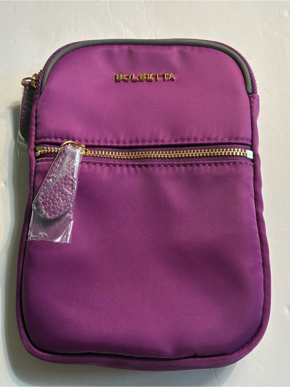 Bolsetta Magnetic Hip Pouch in Purple NEW